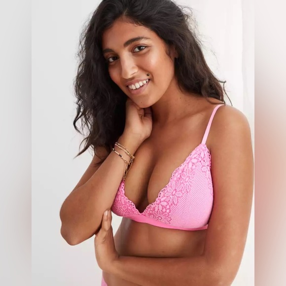 Aerie ribbed lace bralette S - Picture 5 of 5
